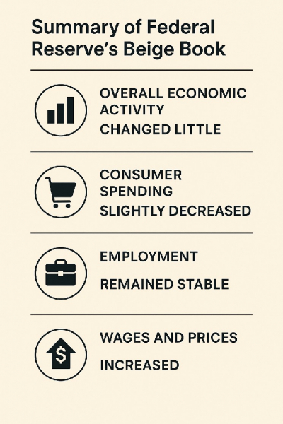 Последний &laquo;Бежевый отчёт&raquo; ФРС: экономическая активность почти без изменений
