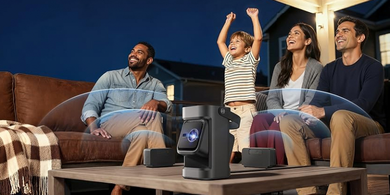 Anker представила Nebula P1 — портативный проектор со съёмными беспроводными колонками