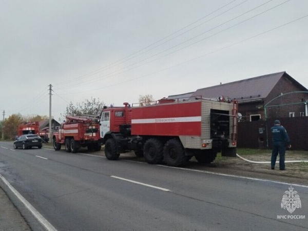 В Красноярском крае потушен пожар в многоквартирном доме