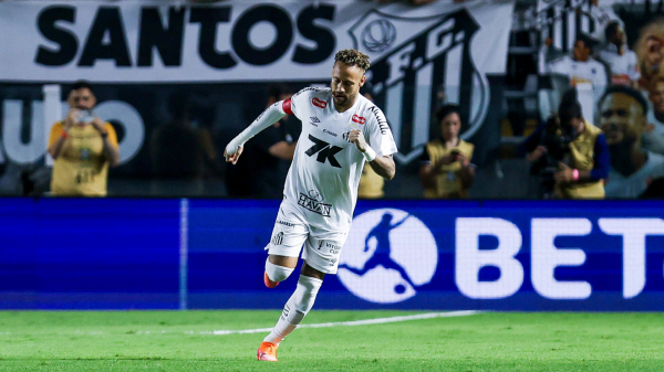 «Сантос» сыграл вничью с «Мирасолом», Неймар забил гол