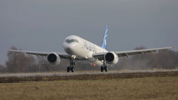 Опытный образец МС-21 совершил беспосадочный перелет из Иркутска в Жуковский