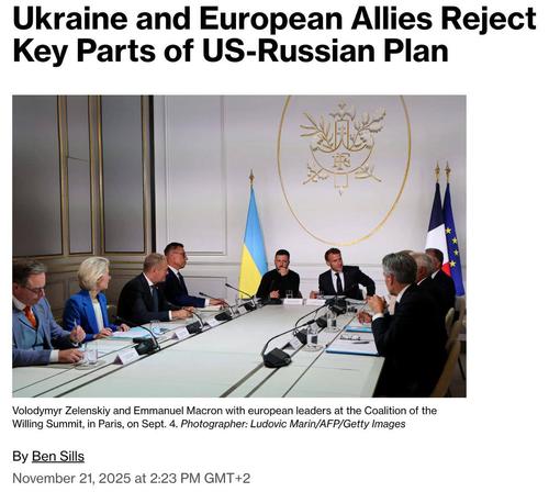 Мерц, Макрон и Стармер отклонили ключевые элементы мирного плана Трампа в разговоре с Зеленским