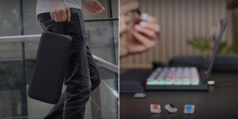 На Kickstarter представили умную клавиатуру с ультрашироким сенсорным экраном